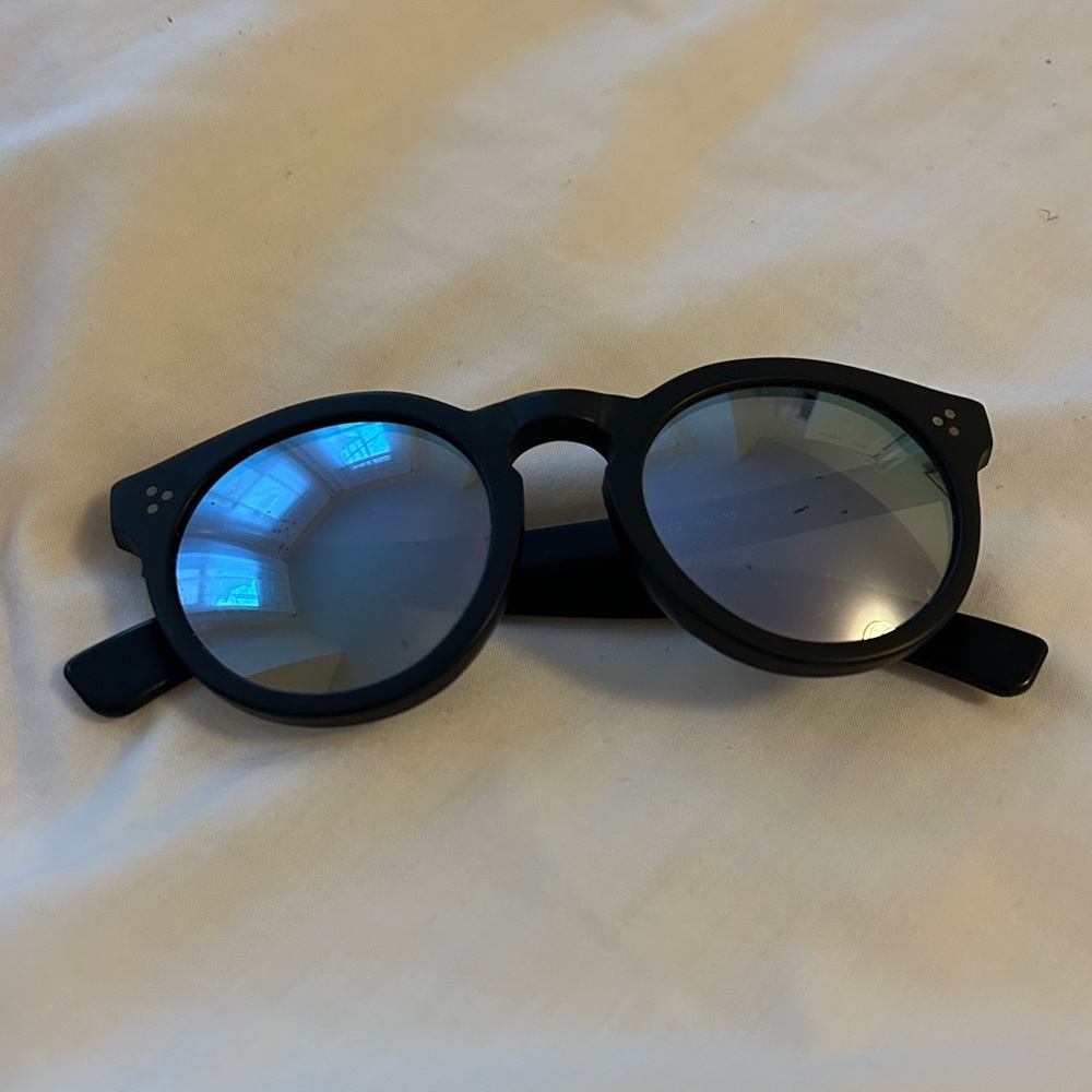 Illesteva Leonard II Sunglasses with Mirrored Lenses